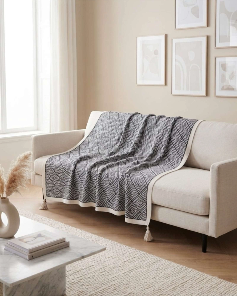 FRAZADA MANTA POLAR LIGERA DE ALGODON SUAVE 130X150 CM - 3