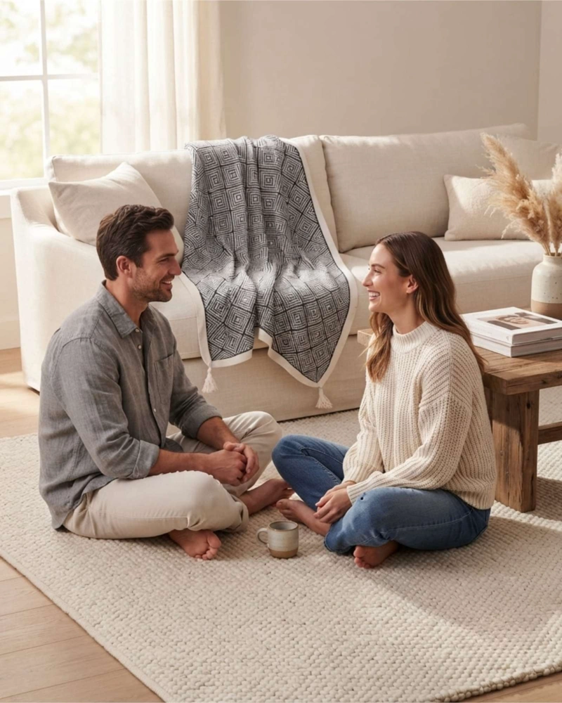 FRAZADA MANTA POLAR LIGERA DE ALGODON SUAVE 130X150 CM - 5