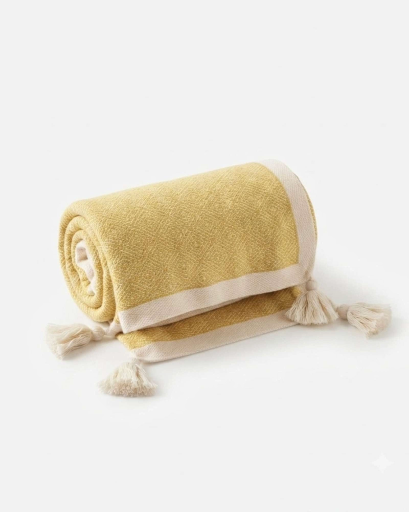 FRAZADA MANTA POLAR LIGERA DE ALGODON SUAVE 130X150 CM - 6