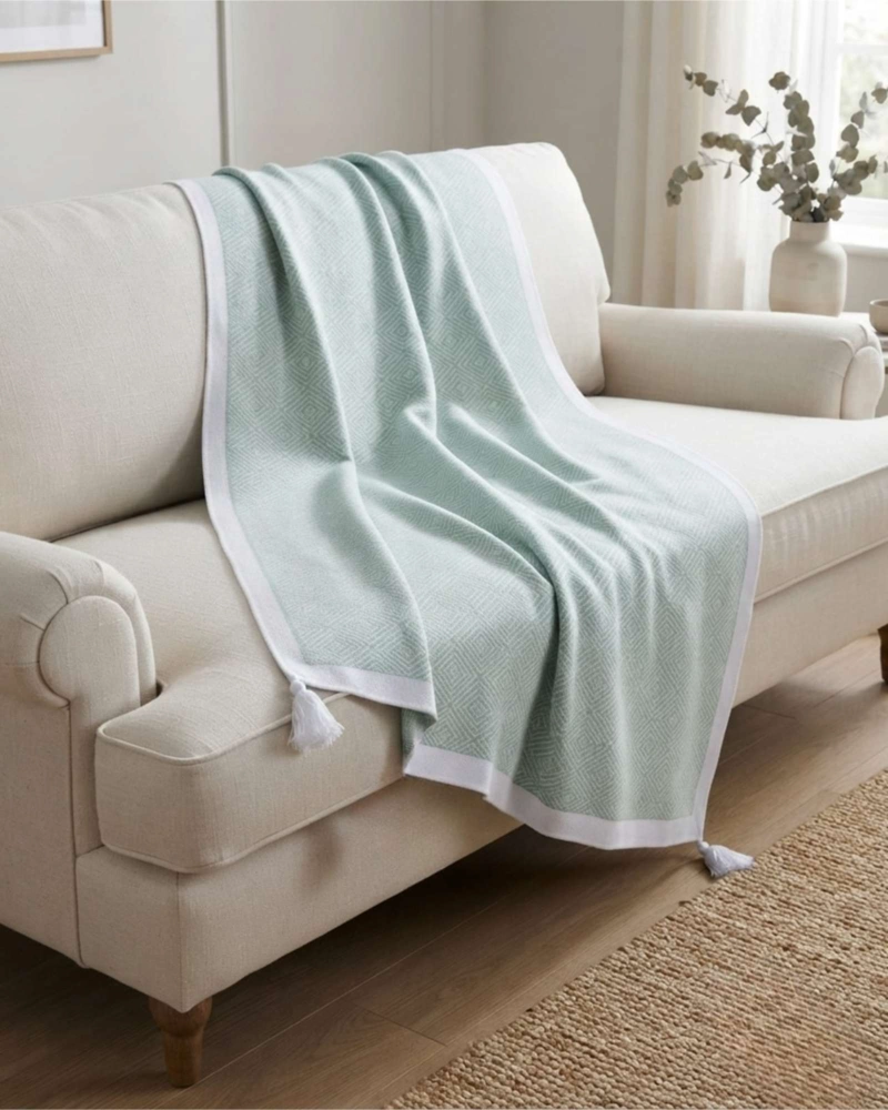 FRAZADA MANTA POLAR LIGERA DE ALGODON SUAVE 130X150 CM - 3