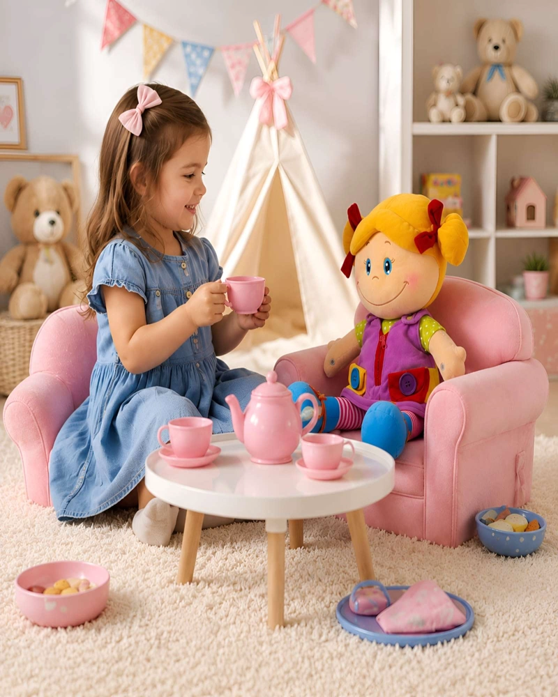 MUÑECA INTERACTIVA MULTILINGÜE CON SONIDOS DIVERSION Y APRENDIZAJE - 1