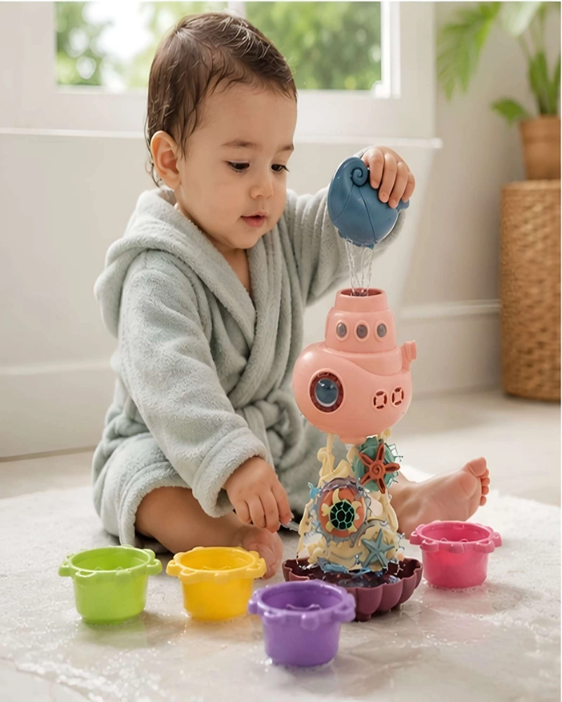 SET DE JUEGO EDUCATIVO PARA BAÑO – CENTRO DE ACTIVIDADES ACUATICAS INTERACTIVO - 2