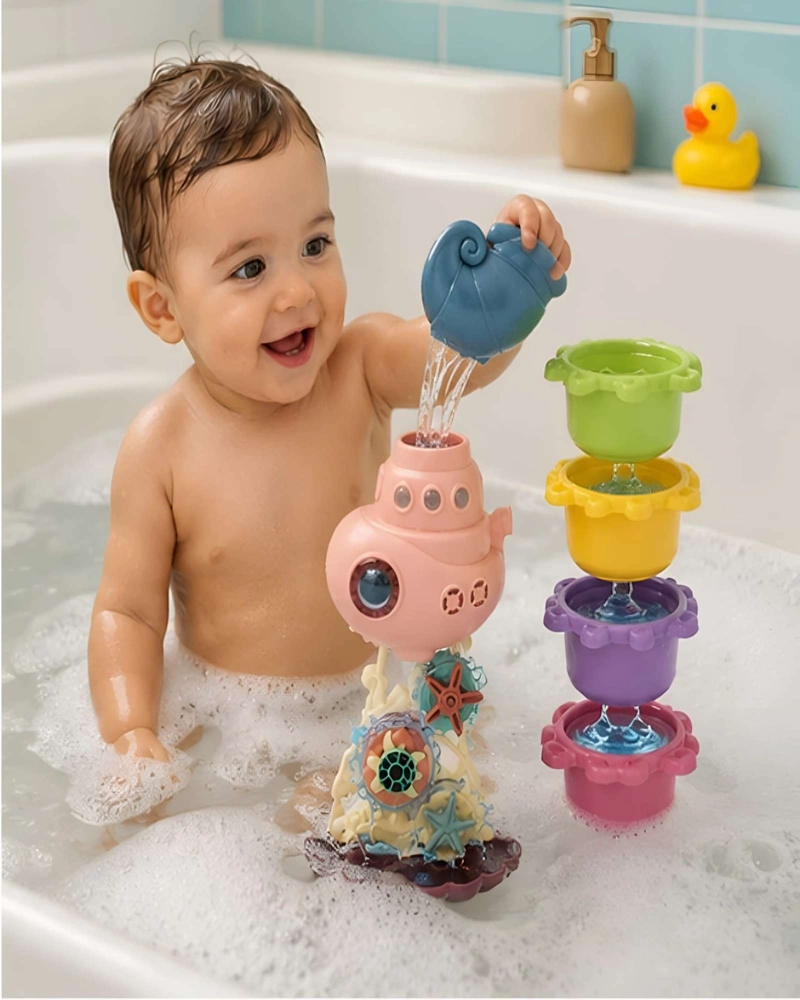 SET DE JUEGO EDUCATIVO PARA BAÑO – CENTRO DE ACTIVIDADES ACUATICAS INTERACTIVO - 3