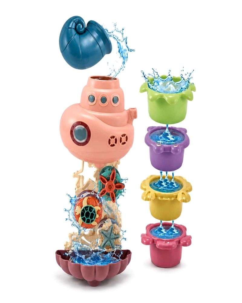 SET DE JUEGO EDUCATIVO PARA BAÑO – CENTRO DE ACTIVIDADES ACUATICAS INTERACTIVO - 6