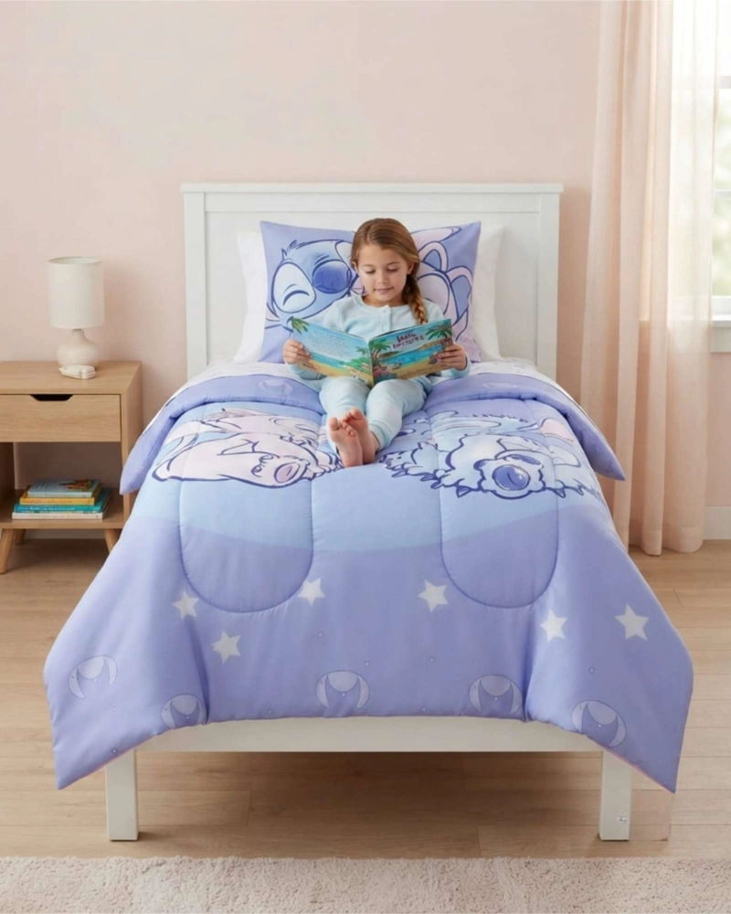 PLUMON INFANTIL STITCH 1.5 PLAZAS + FUNDA DE ALMOHADA - 4