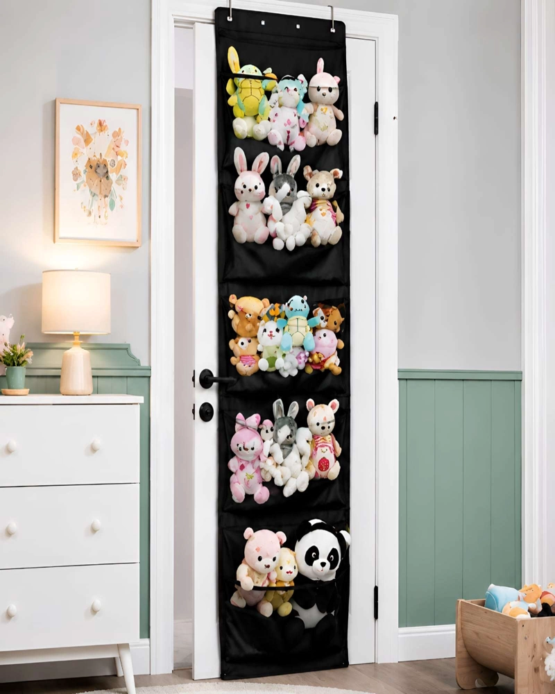 MALLA ORGANIZADORA COLGANTE DE PUERTA PARA JUGUETES Y PELUCHES - 4