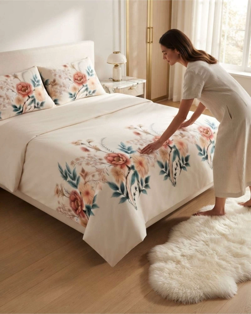 CUBRECAMA QUILT DE VERANO SUPER KING DELGADO ULTRA LIVIANO + 2 ALMOHADAS - 3