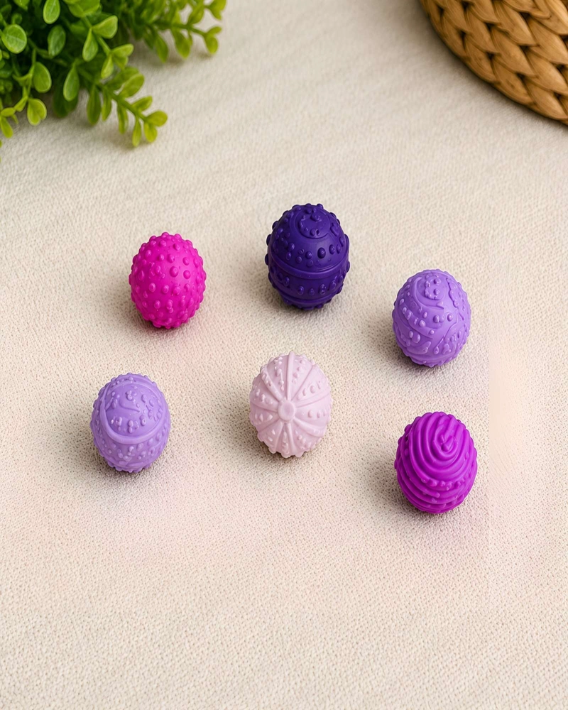 PELOTAS SENSORIALES CON IMAN PARA BEBES Y NIÑOS ANTIESTRES - 3