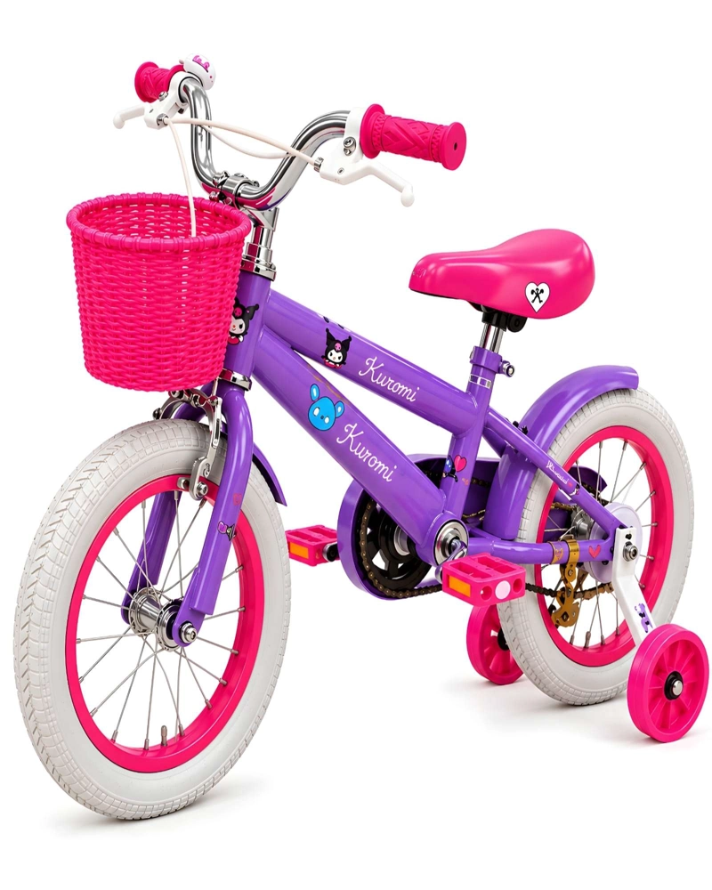 BICICLETA INFANTIL ARO 14 PARA NIÑA KUROMI - 7