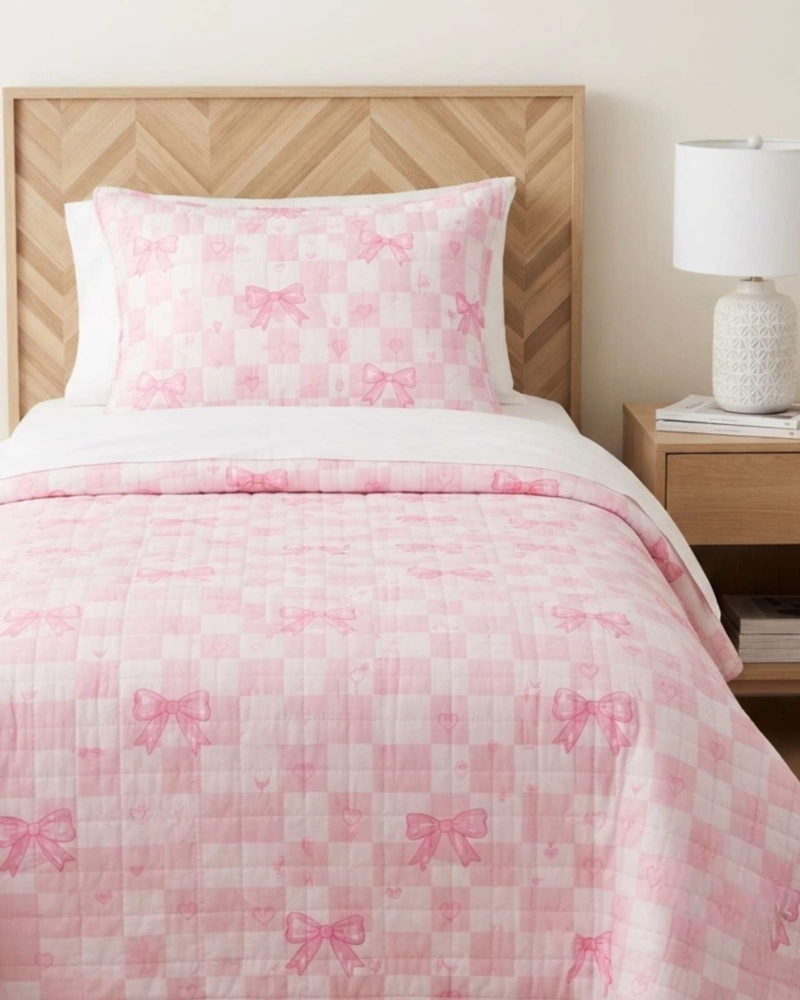 SET CUBRECAMA DE VERANO PLAZA Y MEDIA 180X230 CM MAS 1 ALMOHADA - 1