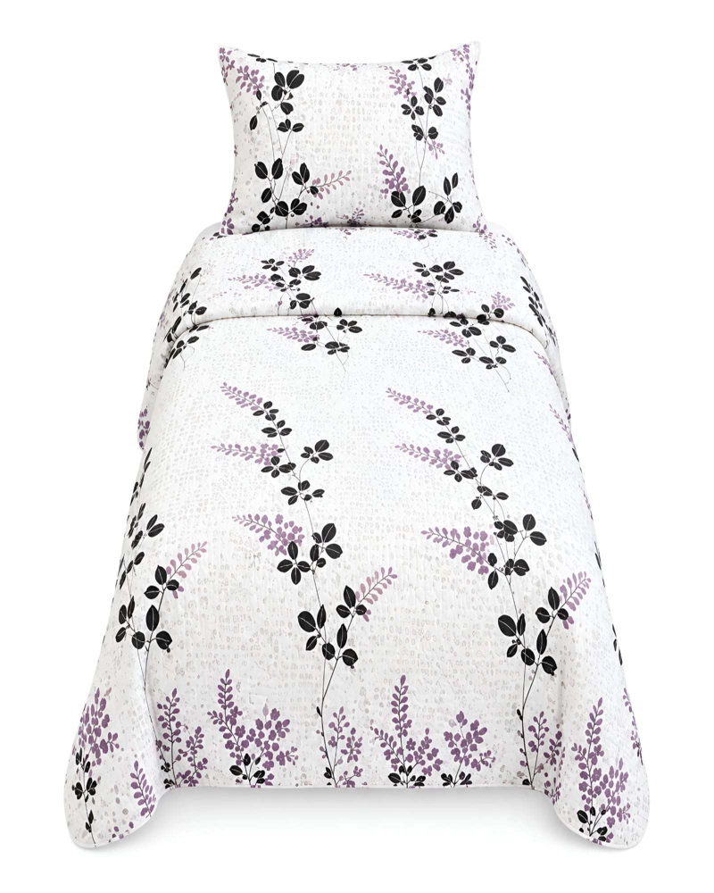 CUBRECAMA 1.5 PLAZAS (180X230 CM) + 1 ALMOHADA + 1 FUNDA - 6