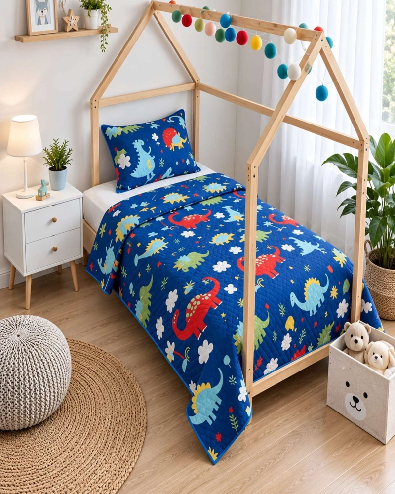 CUBRECAMA 1.5 PLAZAS (180X230 CM) + 1 ALMOHADA + 1 FUNDA - 4