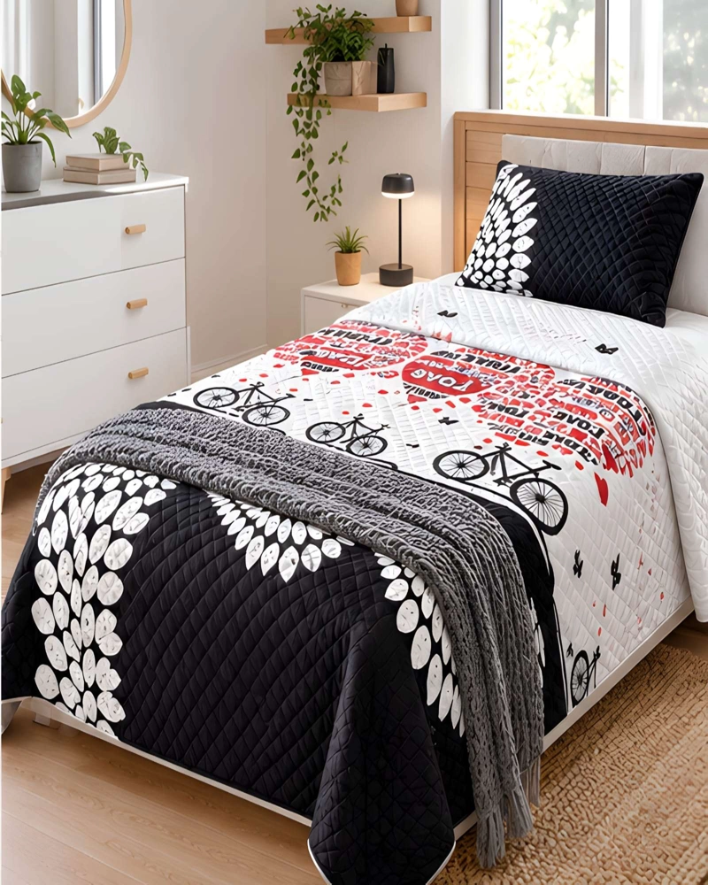 CUBRECAMA 1.5 PLAZAS (180X230 CM) + 1 ALMOHADA + 1 FUNDA - 2