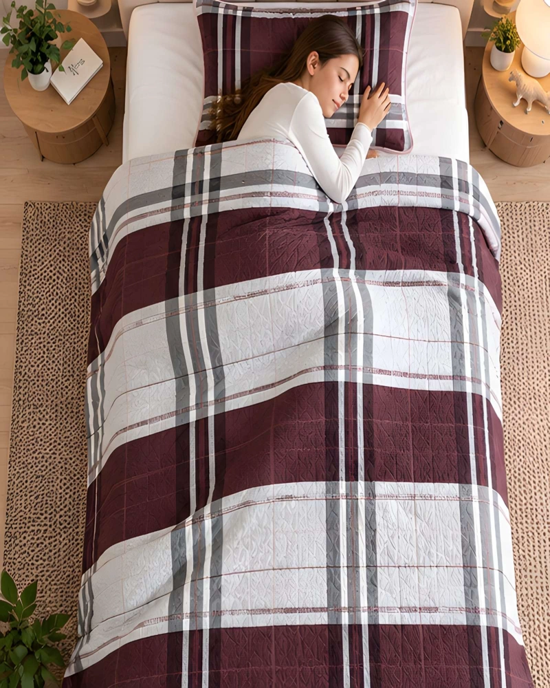 CUBRECAMA 1.5 PLAZAS (180X230 CM) + 1 ALMOHADA + 1 FUNDA - 2