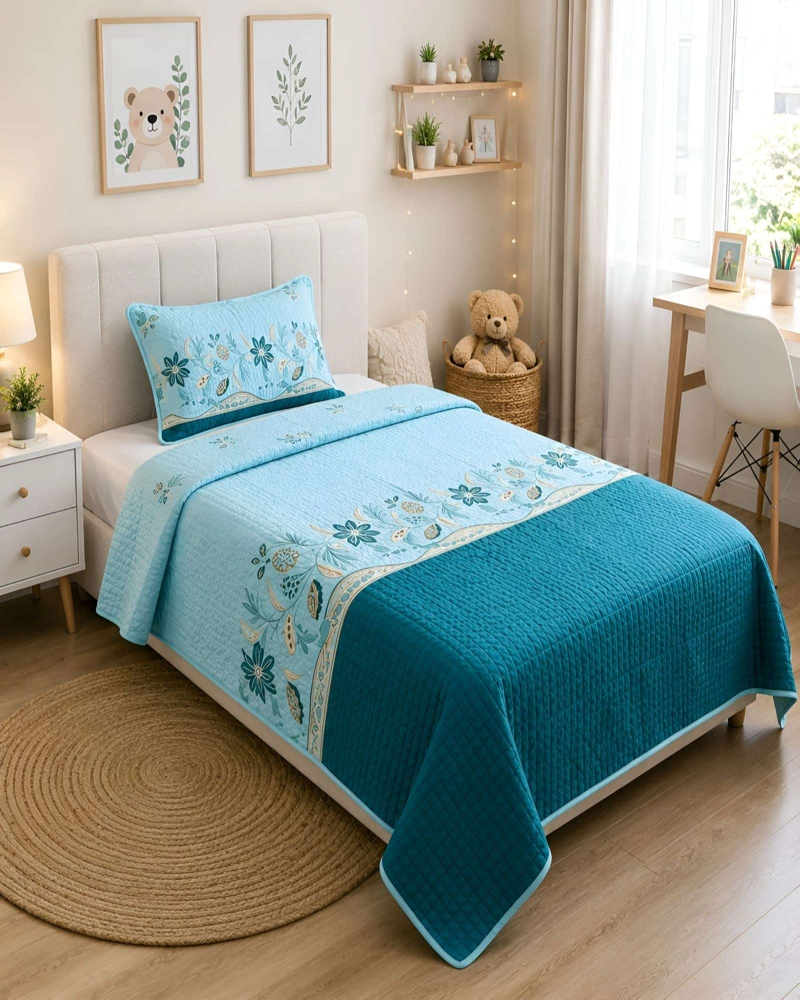 QUILT DELGADO DE VERANO PLAZA Y MEDIA MAS ALMOHADA ULTRA SUAVES - 1