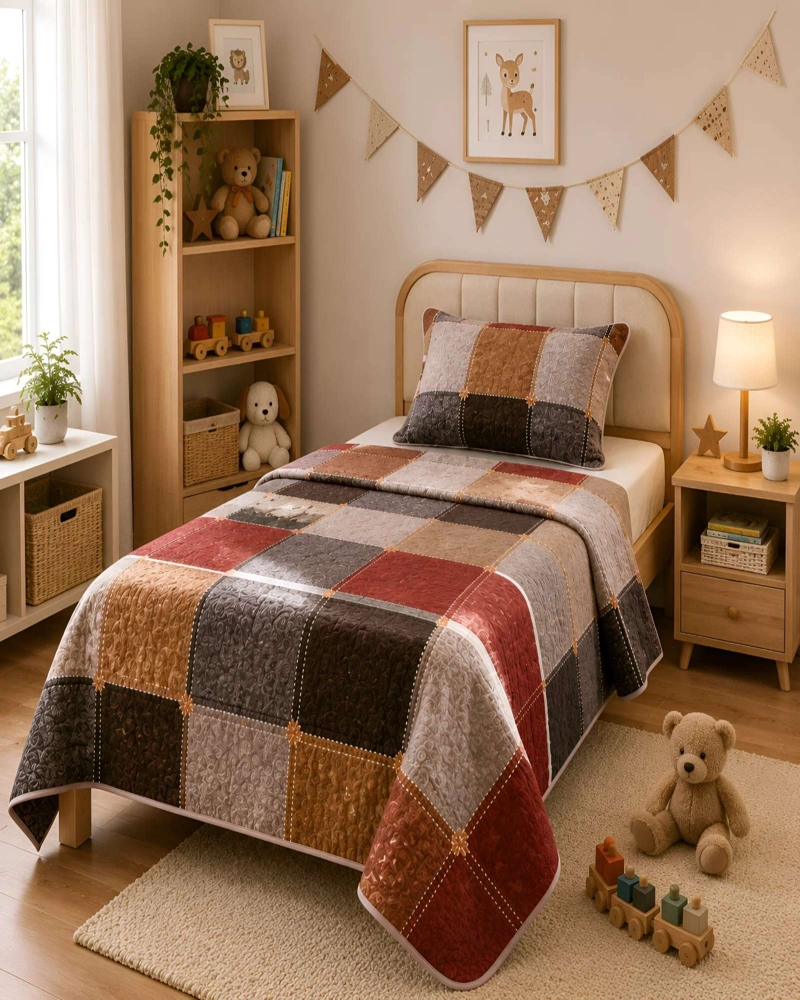 QUILT DELGADO DE VERANO PLAZA Y MEDIA ULTRA SUAVE - 1