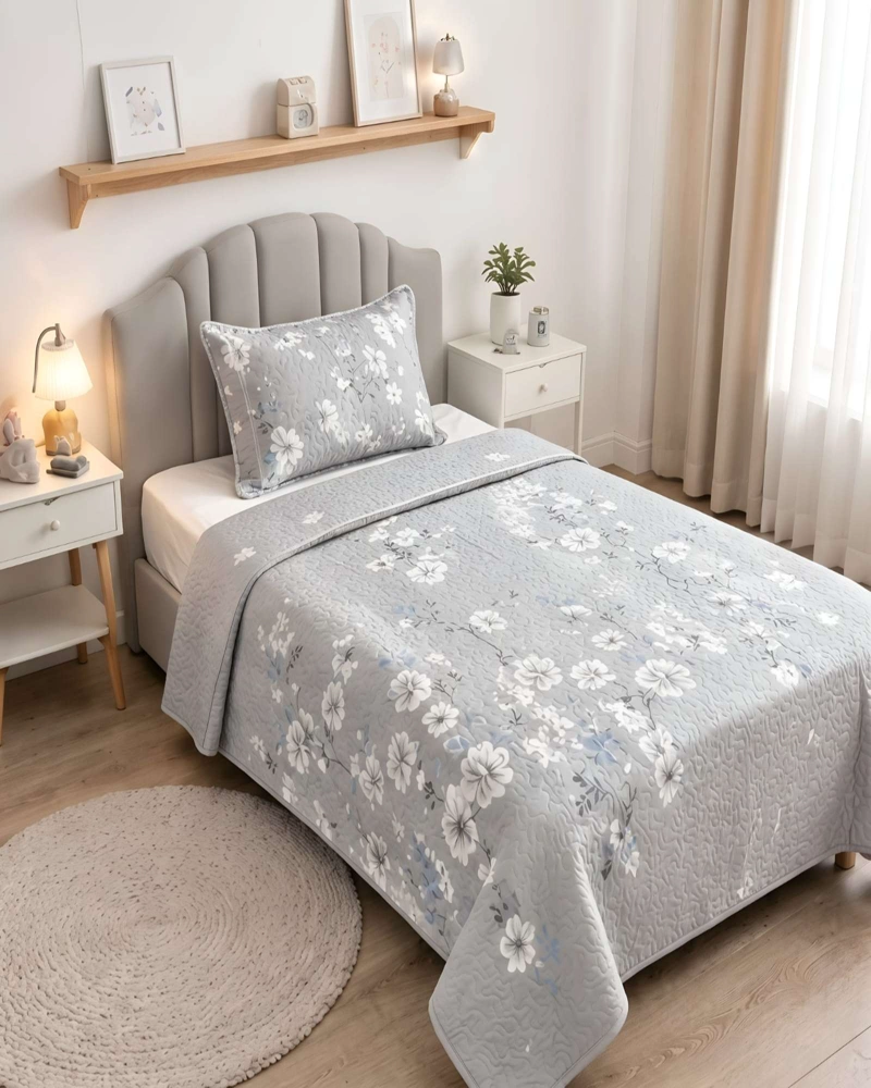 QUILT DELGADO DE VERANO PLAZA Y MEDIA ULTRA SUAVE - 3