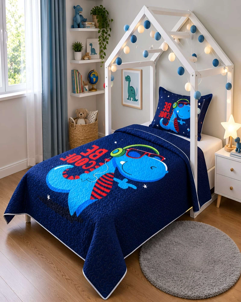 QUILT DELGADO DE VERANO PLAZA Y MEDIA MAS ALMOHADA ULTRA SUAVES - 4