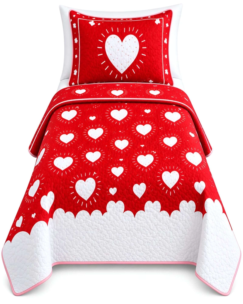 QUILT DELGADO DE VERANO PLAZA Y MEDIA MAS ALMOHADA ULTRA SUAVES - 6