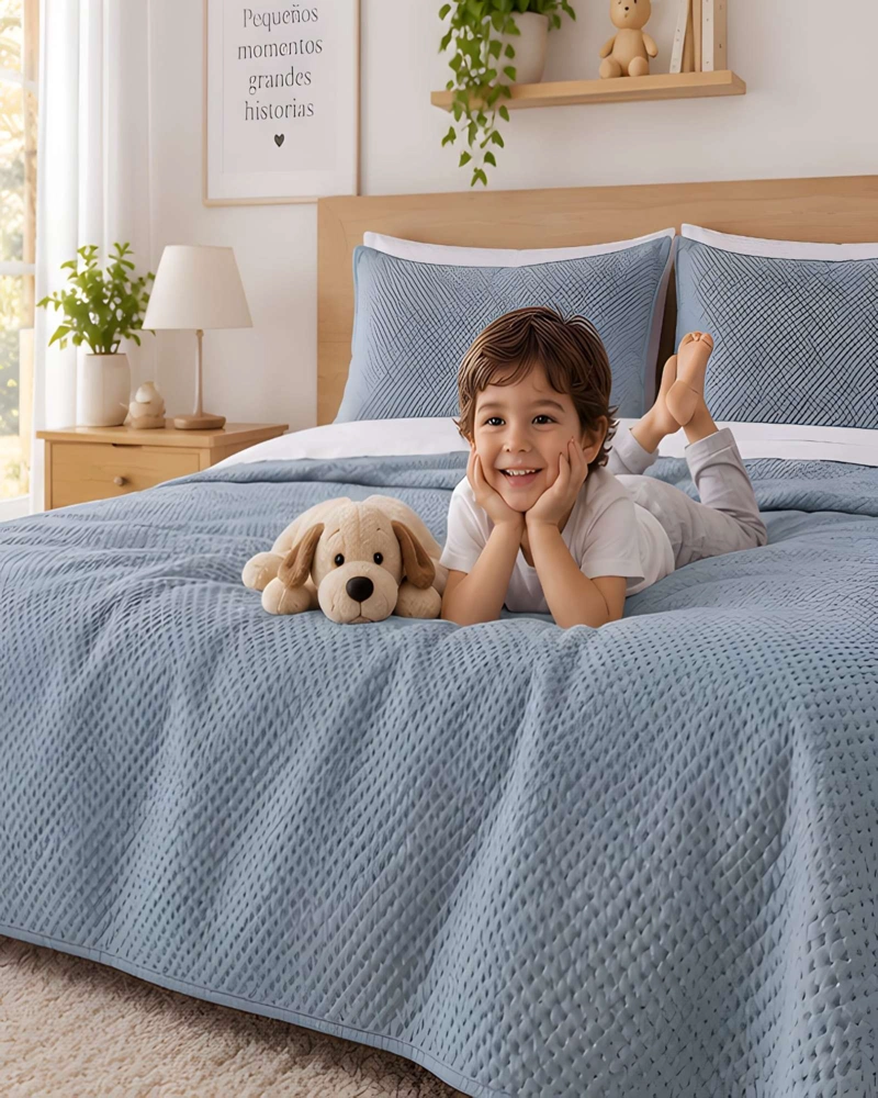 QUILT CADIZ ULTRA SOFT MASHINI 2 PLAZAS  220 X 240 CM - 1