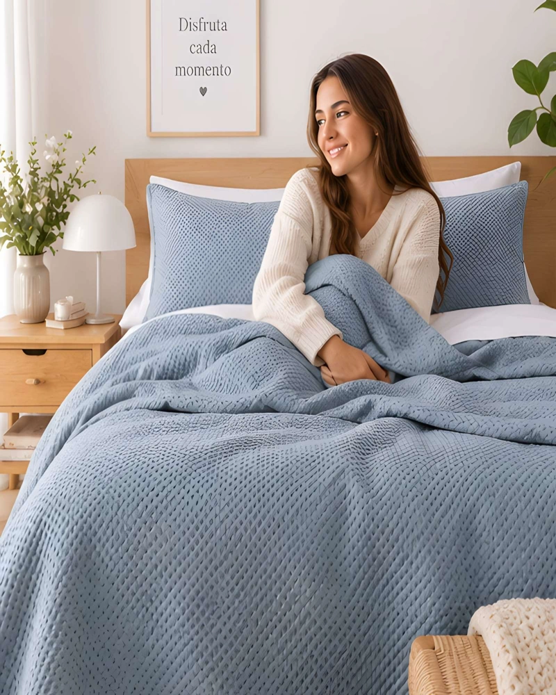 QUILT CADIZ ULTRA SOFT MASHINI 2 PLAZAS  220 X 240 CM - 3