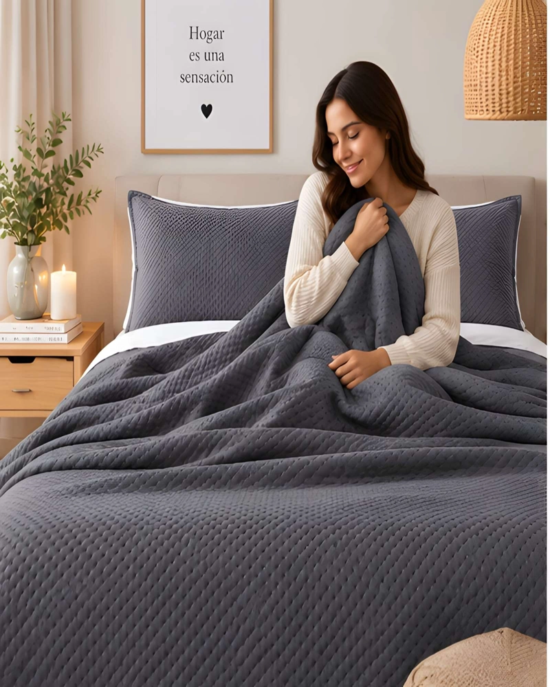 QUILT CADIZ ULTRA SOFT MASHINI 2 PLAZAS  220 X 240 CM - 2