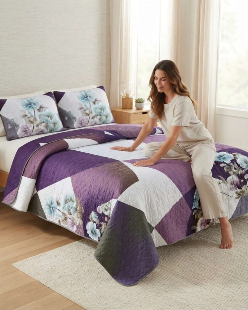 QUILT DE VERANO TEXTURA ULTRA SUAVE KING - 2