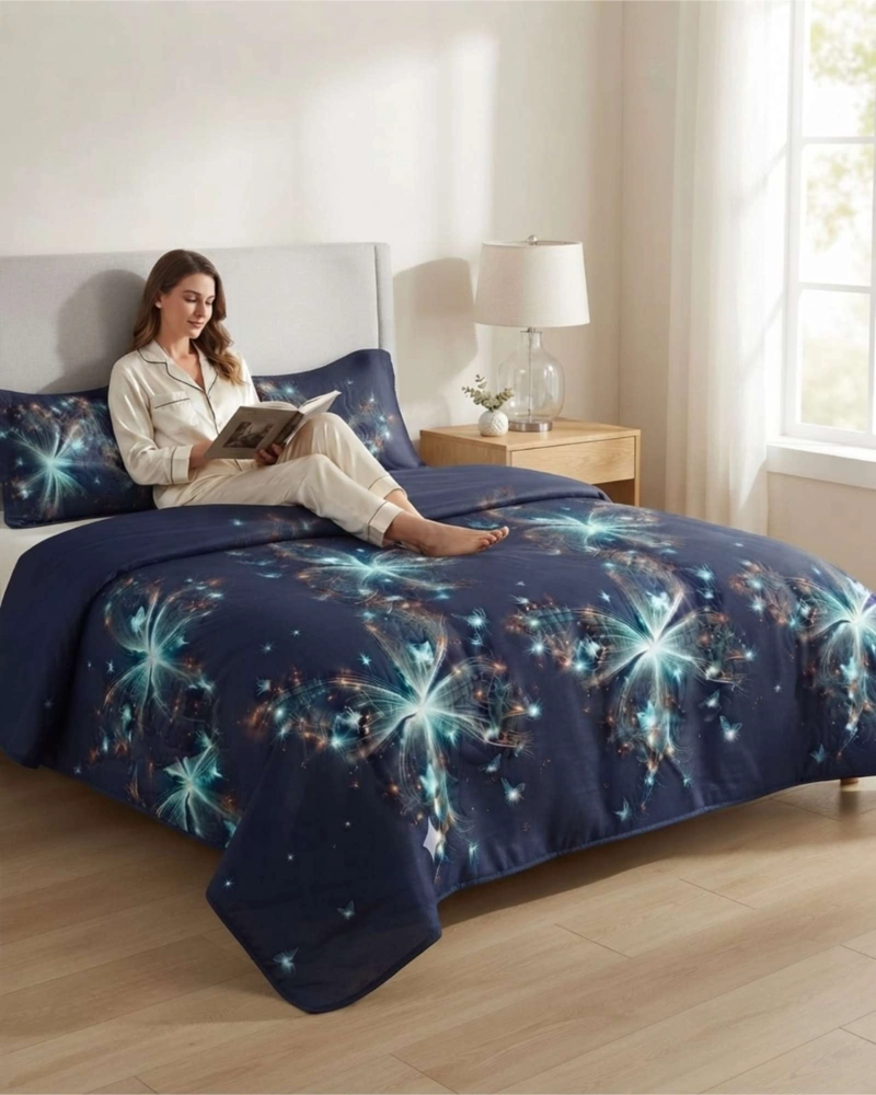 QUILT DE VERANO TEXTURA ULTRA SUAVE KING - 1