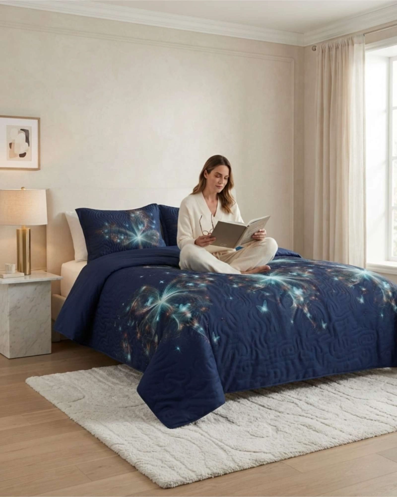 QUILT DE VERANO TEXTURA ULTRA SUAVE KING - 2