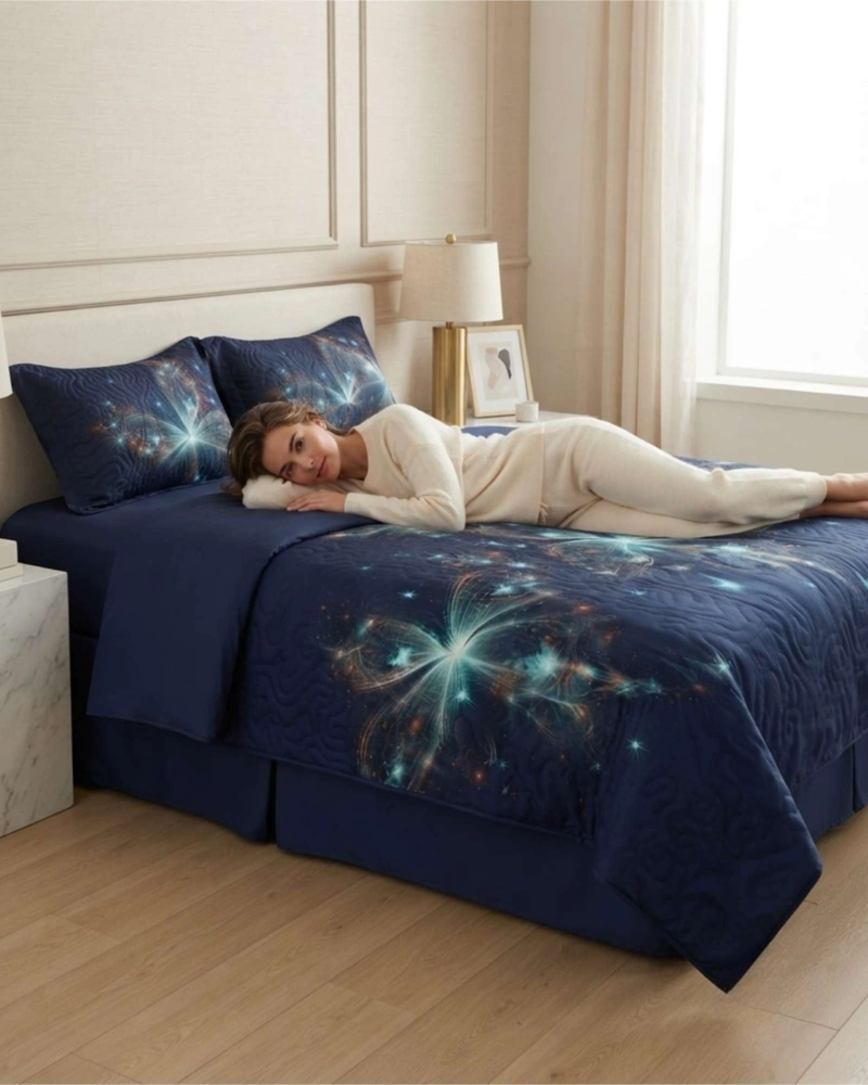 QUILT DE VERANO TEXTURA ULTRA SUAVE KING - 4