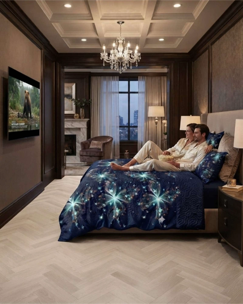 QUILT DE VERANO TEXTURA ULTRA SUAVE KING - 5