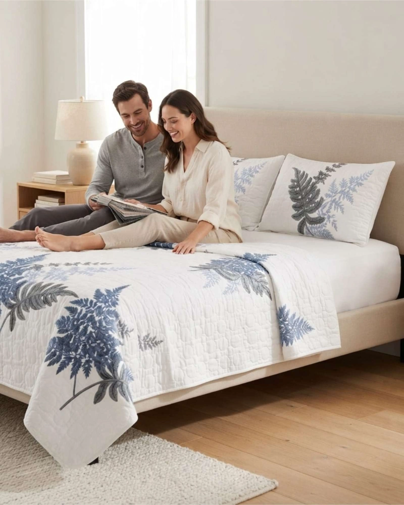 QUILT DE VERANO TEXTURA ULTRA SUAVE KING - 4