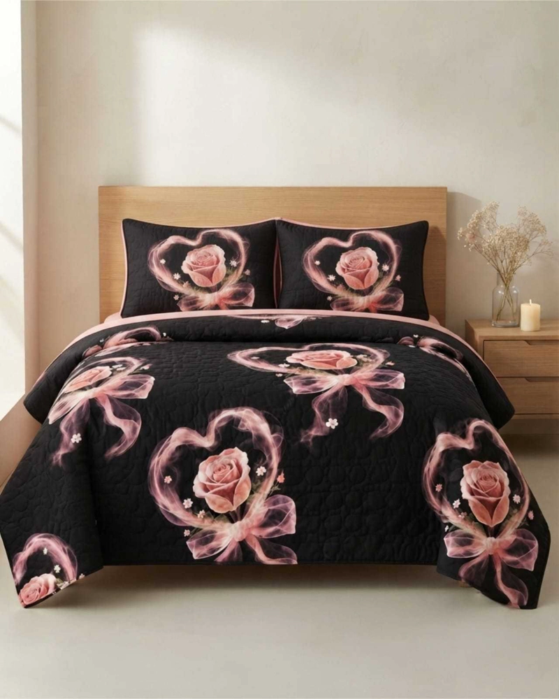 CUBRECAMAS DELGADO 2 PLAZAS MAS ALMOHADAS IDEAL PARA VERANO - 2
