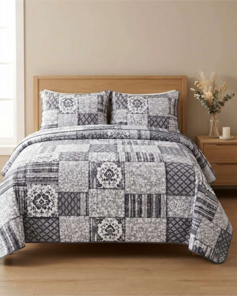 CUBRECAMAS DELGADO KING MAS ALMOHADAS IDEAL PARA VERANO - 1