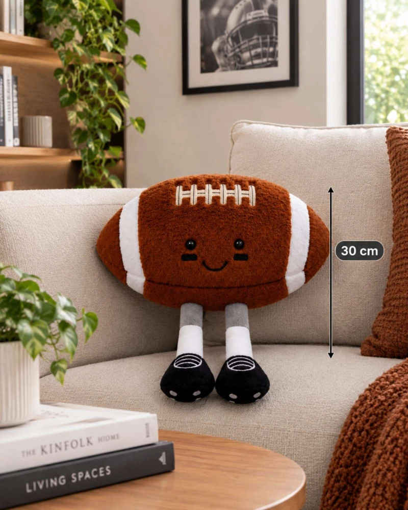 ALMOHADA COJINES DECORATIVOS DEPORTIVOS  CON CARITA - 2