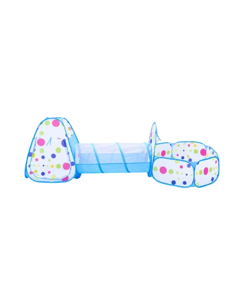 CARPA INFANTIL CON TUNEL Y PISCINA DE PELOTAS MULTICOLOR - 6