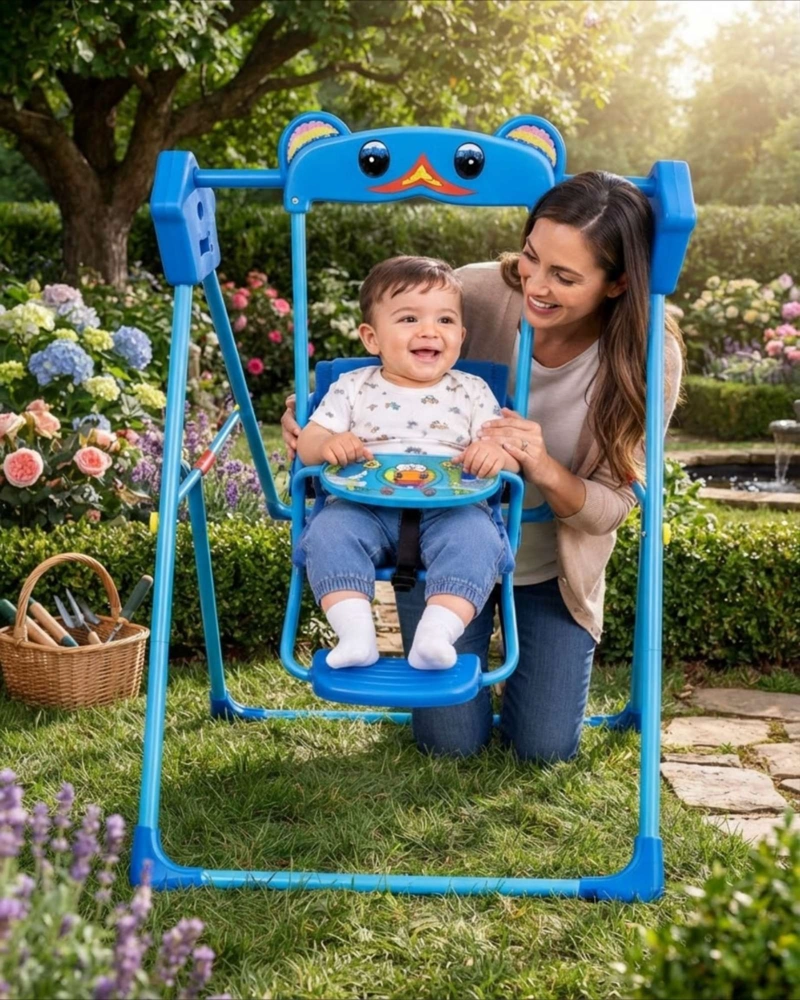 COLUMPIO INFANTIL SEGURO Y DIVERTIDO PARA INTERIORES - 3