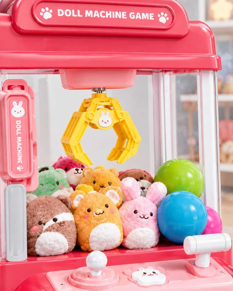 MAQUINA DE PELUCHES INFANTIL INTERACTIVA CON MINI PELUCHES Y CONTROLES - 2