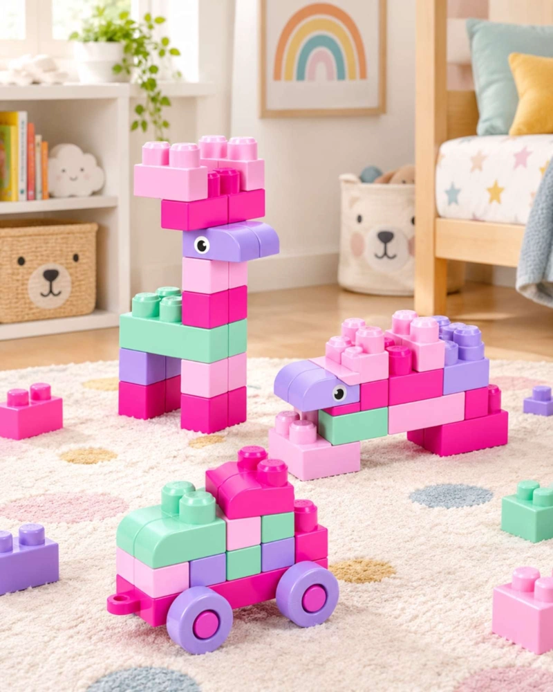 JUEGO DE BLOQUES BLANDOS DE CONSTRUCCION INFANTILES - 3