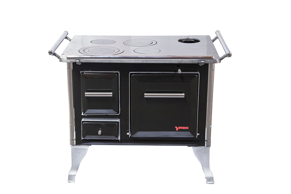COCINA A LEÑA TRADICIONAL 70X56 NEGRA