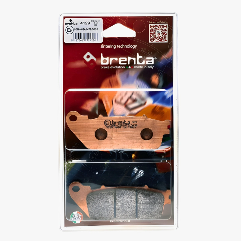 PASTILLA DE FRENO ITALIANA DELANTERA DL1000 SINTERIZADA - 1