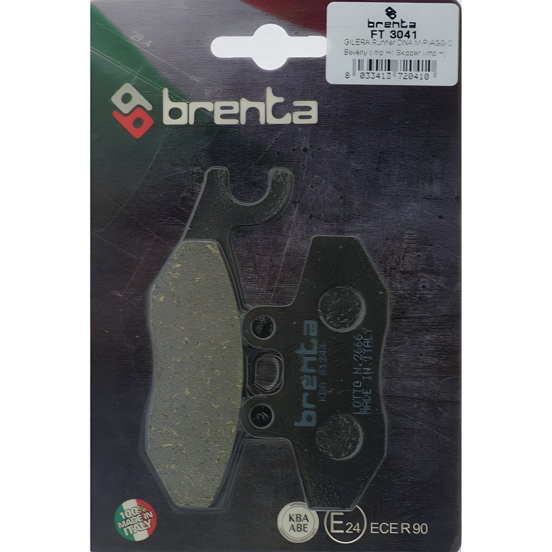PASTILLA DE FRENO ITALIANA DELAN NINJA 300/400 SINTERIZADO - 1