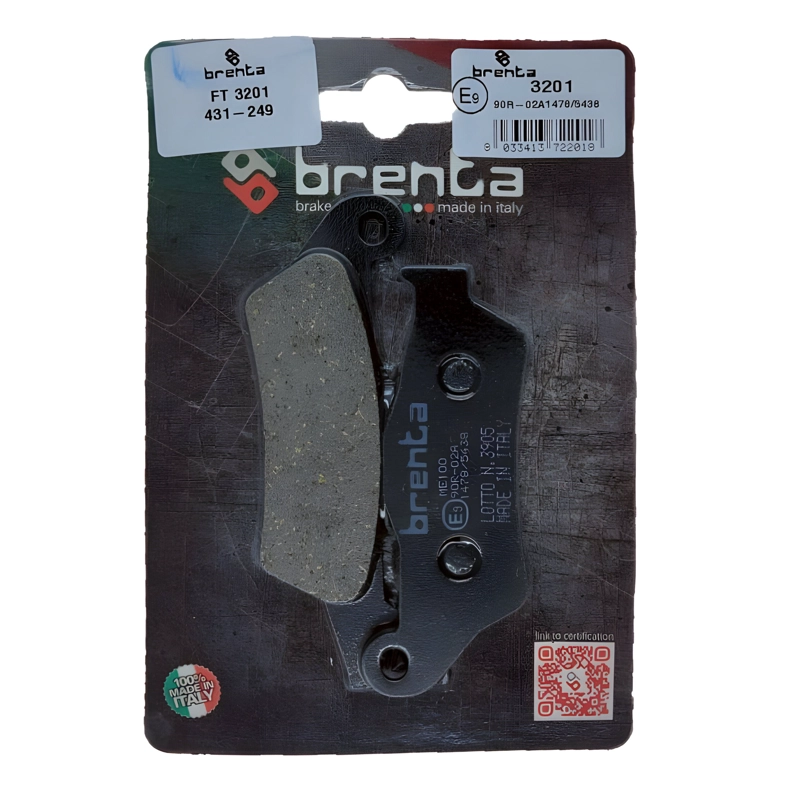 PASTILLA DE FRENO ITALIANA TRASERA YAMAHA FZ250 ORGANICO
' - 1