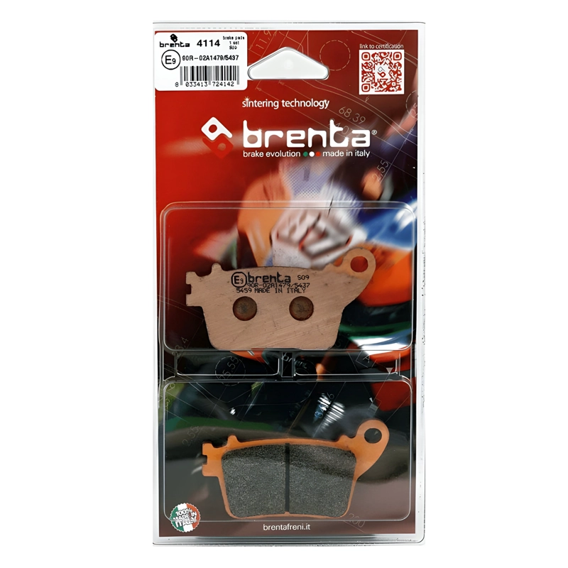 PASTILLA DE FRENO ITALIANA TRASERA YAMAHA SUPER TENERE SINTERIZADA - 1