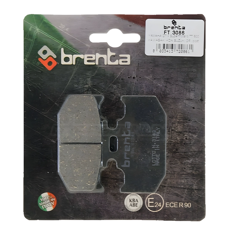 PASTILLA DE FRENO ITALIANA TRASERA KLR650 ORGANICO - 1