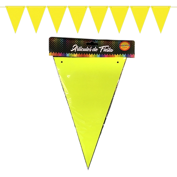 BANDERIN FLUOR EN COLOR AMARILLO 5M X1 UNI - 1