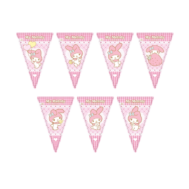 BANDERIN TRIANGULAR PAPEL 2M MY MELODY X1UNI - 1