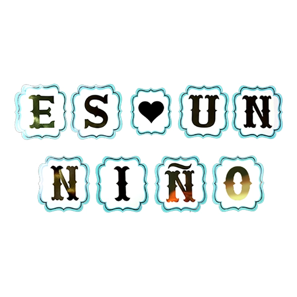 BANNER BABY SHOWER ES UNA NI?O 4MT X1 UNI - 1