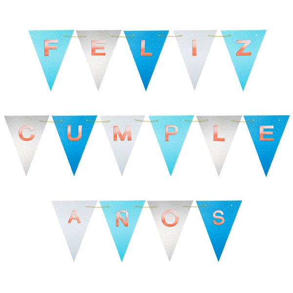 BANNER F.C. BANDERIN 3D 4MT CELESTE X1 UNI - 1