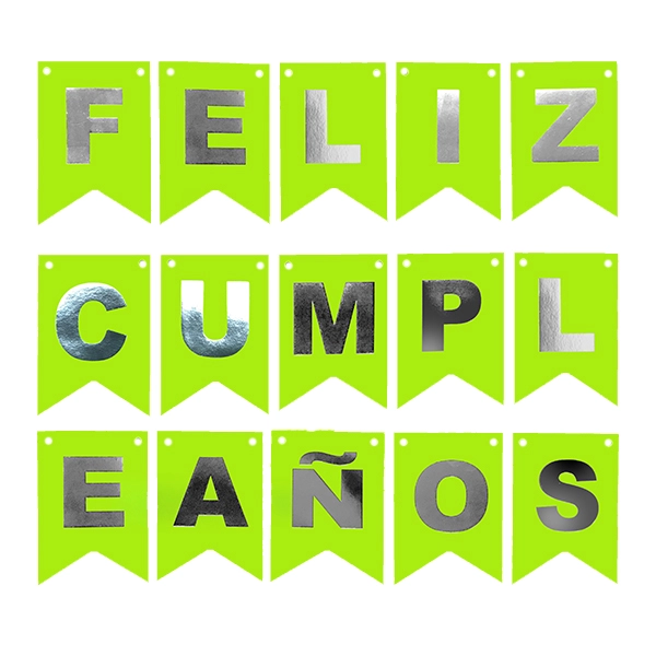 BANNER F.C. FLUOR EN COLOR AMARILLO X1 UNI - 1